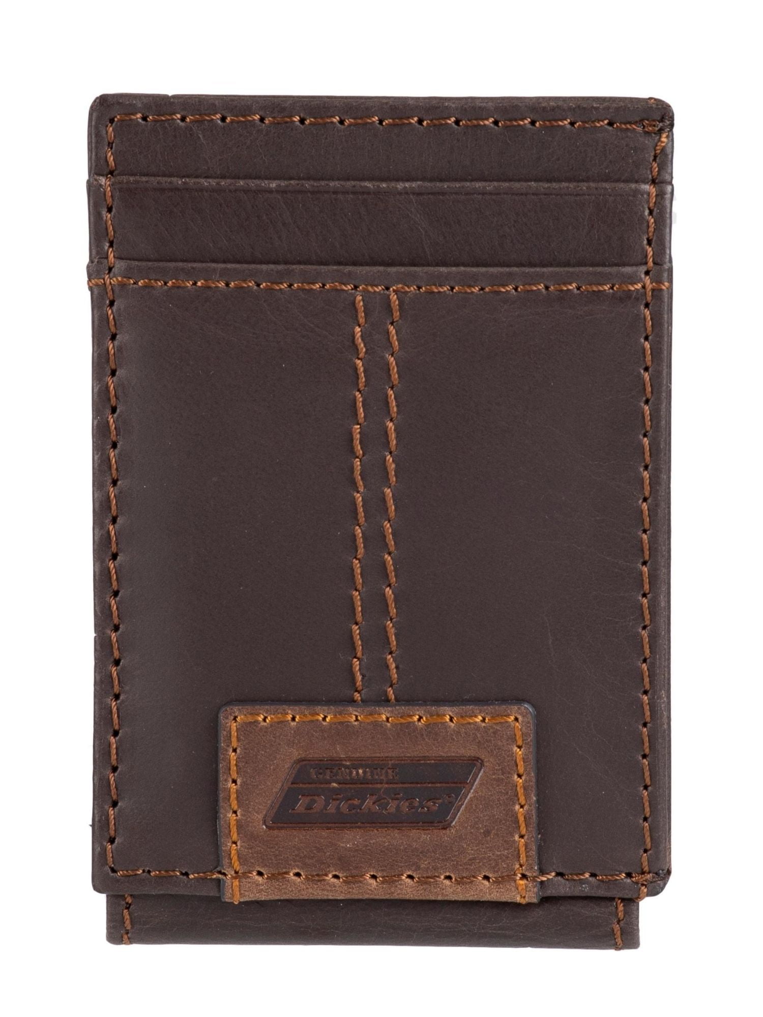 Genuine Dickies Men's RFID Leather Magnetic Front Pocket Wallet