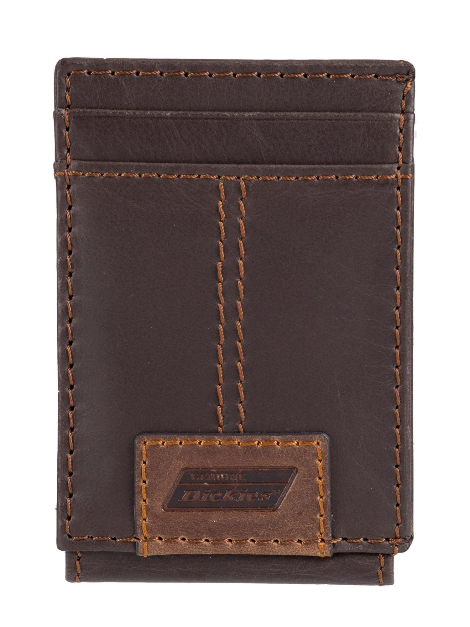Genuine Dickies Men's RFID Front Pocket Wallet, Brown photo 1