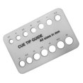 thumbnail image 3 of Medidor de punta de taco de 8,5 mm a 15 mm, acrílico, práctico, para billar, herramienta de medición ligera, comprobador de tamaño de punta de taco, 3 of 8
