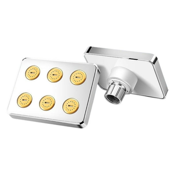 Mini cabezal de ducha de lluvia Cabezal de ducha de lluvia giratorio de 360 grados para el hogar (astilla)