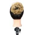 thumbnail image 2 of Synthetic Messy Elastic Hair Bun Extensions Short Curly Chignon Tousled Updo Hairpieces, 2 of 7
