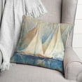thumbnail image 3 of Creative Products Light Sailboat Painting 18x18 Indoor / Outdoor Pillow, 3 of 3