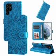 thumbnail image 5 of Funda tipo cartera GANGXUN para Samsung Galaxy S22 Ultra , diseño girasol, cuero PU, soporte, cierre magnético, tarjetero, 5 of 5