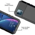 thumbnail image 4 of Gorilla Glass Aluminum Metal iPhone 11 Case (Black) Heavy Duty Military Grade Shockproof and Scratch Resistant Protection, Rugged Outdoor Travel, 4 of 7