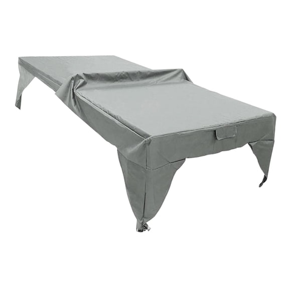 lacooooppia Ping Pong Table Cover Table Tennis Waterproof Dustproof Oxford Fabric Protective Rain Cover Foldable Tablecloth Suitable for Sports Club Game Room Gray