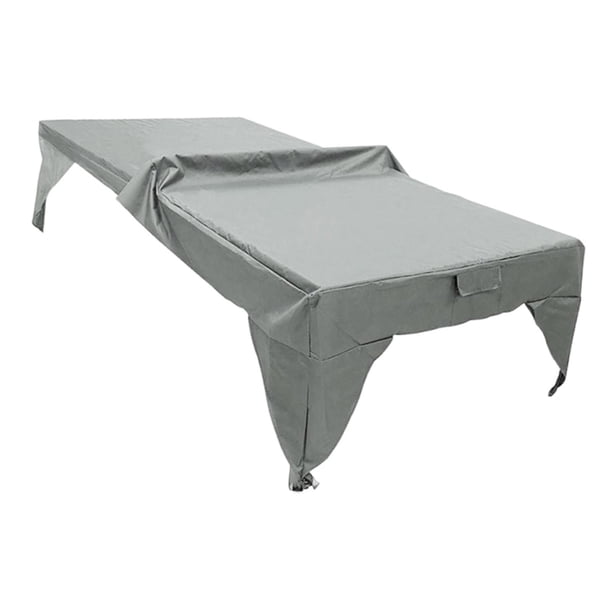 Mantel impermeable para mesa de ping pong, funda protectora para mesa de tenis de mesa Gris