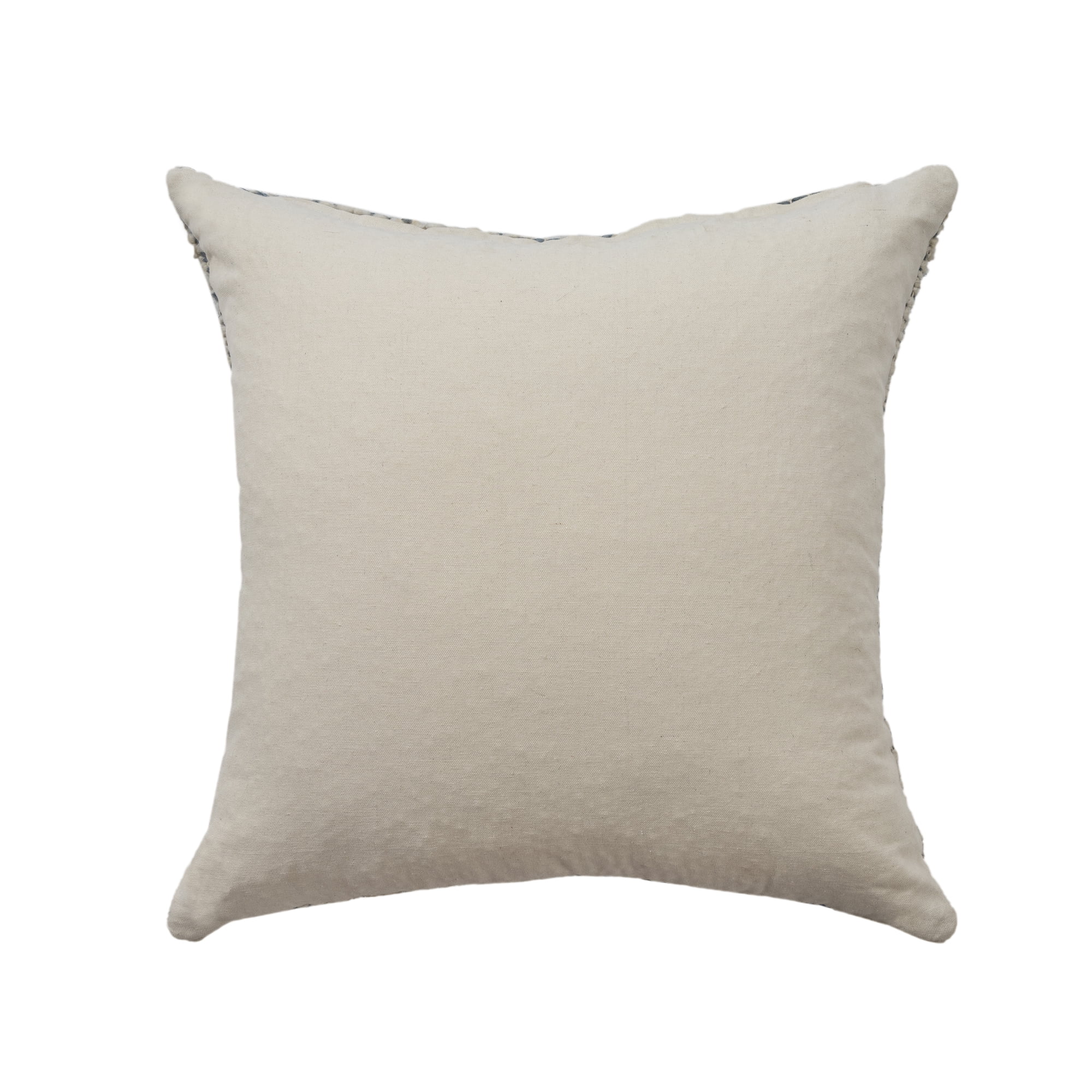Harlow Hill Tulsa 22" x 22" Ivory/Blue Striped Wool Blend Adult Decorative Throw Pillow Cover