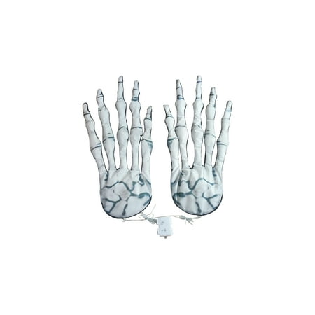 Giant Lighted Skeleton Hands Decoration, Multicolor, 3', Halloween by Way To Celebrate