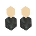 thumbnail image 4 of Minnieouse Pendientes de araña de acrílico Estilo elegante Accesorios de gota de oreja geométrica Pendiente de joyería exagerada para mujer Type2 NO2, 4 of 6