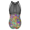 thumbnail image 4 of Fun Neon Paint Swimsuit Multicolor Splatters One-Piece Swimwear Push Up Korean Fashion Bathing Suits Sexy Holiday Pool Swimsuits, 4 of 6