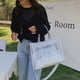 thumbnail image 1 of White summer transparent jelly bag large capacity bag female new trend hand-held tote bag versatile shoulder crossbody bag, 1 of 1