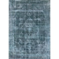 thumbnail image 1 of Ahgly Company Machine Washable Indoor Rectangle Industrial Modern Blue Koi Blue Area Rugs, 5' x 8', 1 of 7