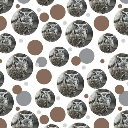 Screech Owl in a Birch Tree Premium Gift Wrap Wrapping Paper Roll
