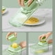 thumbnail image 5 of Picadores de Verduras Rallador de Alimentos Multifuncional 6 Herramientas de Corte Picadores de Verduras Redondos con Recipiente Cocina Comedor, 5 of 5