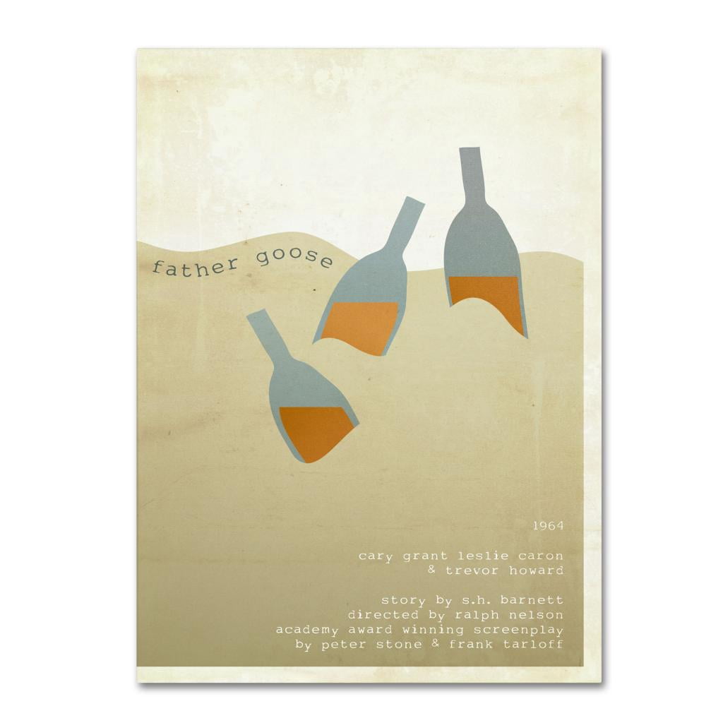 Trademark Fine Art "Father Goose" Canvas Art by Megan Romo
