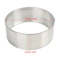 thumbnail image 2 of 2" Car Air Cleaner Spacer Riser Silver Tone Aluminum Alloy Filter Spacer for V8 Engine, 2 of 6
