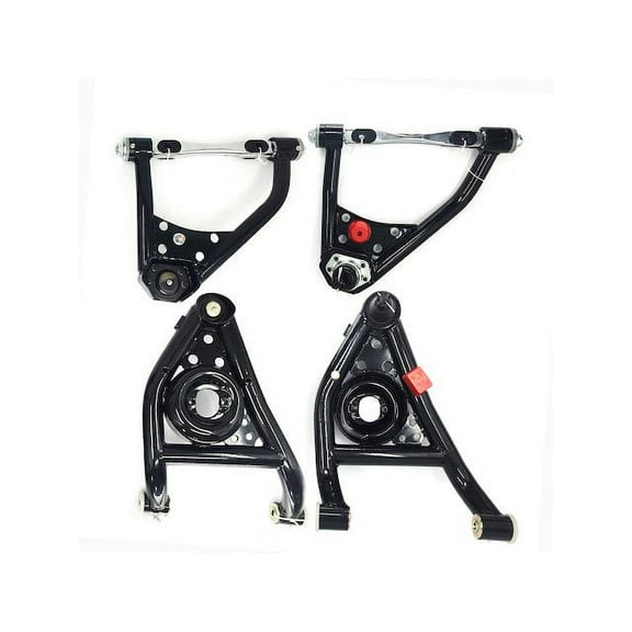 Front Upper and Lower Control Arm Kit - Compatible with 1967 - 1969 Chevrolet Camaro - Replacement