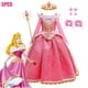 thumbnail image 1 of Disney disfraz de princesa Aurora para niños y niñas, traje de fiesta de cumpleaños de lujo con apliques, vestido de baile, disfraz de Halloween, 1 of 5