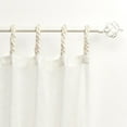 thumbnail image 2 of Exclusive Home Curtains Duncan Sheer Braided Tab Top Curtain Panels, 54" x 84", Natural, Set of 2, 2 of 7