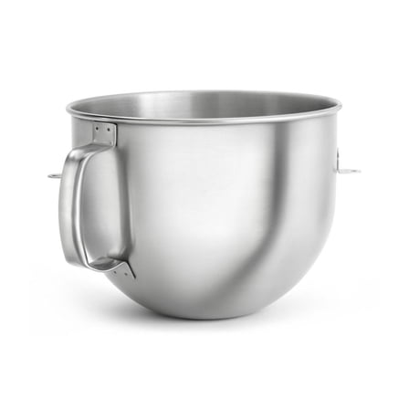 KitchenAid 7-Quart Brushed Stainless Steel Bowl w/ Handle | Fits Select for KitchenAid Bowl-Lift Stand Mixers