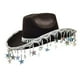 thumbnail image 2 of Sombrero vaquero del oeste para mujeres | Sombrero de fiesta de cinco puntas con flecos de cinco puntas - Sombrilla ligera | Circunferencia de 22,8 pulgadas | Navidad, festival, accesorio de, 2 of 6