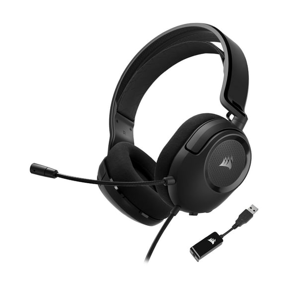 Corsair HS35 Surround v2 Multiplatform Wired Gaming Headset – Dolby 7.1 – Flexible Omni-Directional Microphone – Universal 3.5mm Co