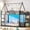 Gray, variant on House Shaped Bunk bed Twin Over Twin with 3 Drawers and 2-Tier Bookshelf Low Loft Bed with Bedside Storage Boxes Gray