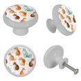 thumbnail image 4 of Squirrel Fluorescent Drawer Pulls with Screws - Round 4-Pack Glow-in-the-Dark Knobs for Cabinets, Wardrobes, and Dressers – Decorative Dresser Hardware, Door Pulls, 4 of 6
