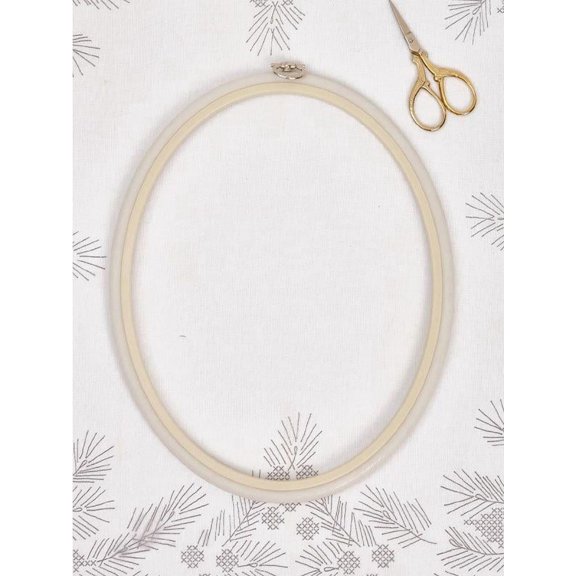 Oval Flexi Hoop Nurge 230-10 White