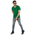 thumbnail image 4 of Inkmeso T-Shirt de Base à Col en V pour Homme, Manches Courtes, Uni, Coupe Régulière, en Coton, 4 of 7