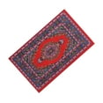 thumbnail image 5 of Miniature Dollhouses Rug With Traditional Turkish Pattern Furnishing Carpet Decorative Accessory for Craft Model Project, 5 of 9