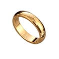 thumbnail image 1 of Sonducket Anillo de ceremonia de fiesta de boda para adultos, anillos de aleación de estilo moderno para amantes de las parejas, joyería de Ropa, zapatos y accesorios Miscelánea Oro talla 7, 1 of 6