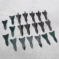 thumbnail image 3 of 10Pcs Carbon Fiber Style Universal Car Rear Roof  Fins Spoiler Wing Decor, 3 of 8
