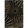 thumbnail image 4 of Hauteloom Clover Wool Hallway, Kitchen Runner Rug - Modern - Black, Brown, Beige - 2'6" x 8', 4 of 13