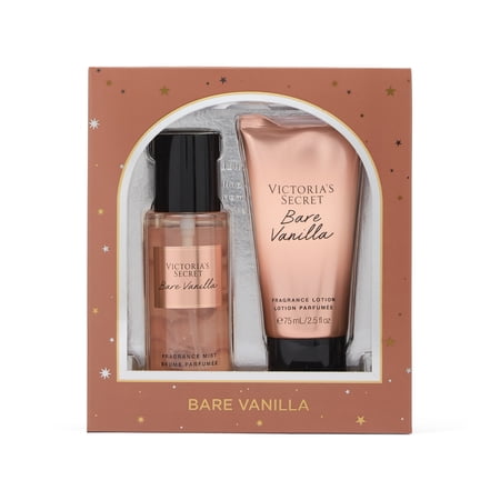 Victoria's Secret Bare Vanilla Mini Fragrance Duo Gift Set, Notes of Soft Cashmere