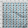 thumbnail image 3 of oneOone Georgette Viscose Blue Fabric Poker Card Sewing Material Print Fabric By The Yard 42 Inch Wide, 3 of 4