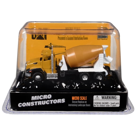 CAT Caterpillar CT660 Concrete Mixer Yellow "Micro-Constructor" Series Diecast Model by Diecast Masters