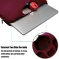 thumbnail image 2 of Funda para portátil Naukay de 15.6 pulgadas, delgada y duradera con asas, 2 of 7