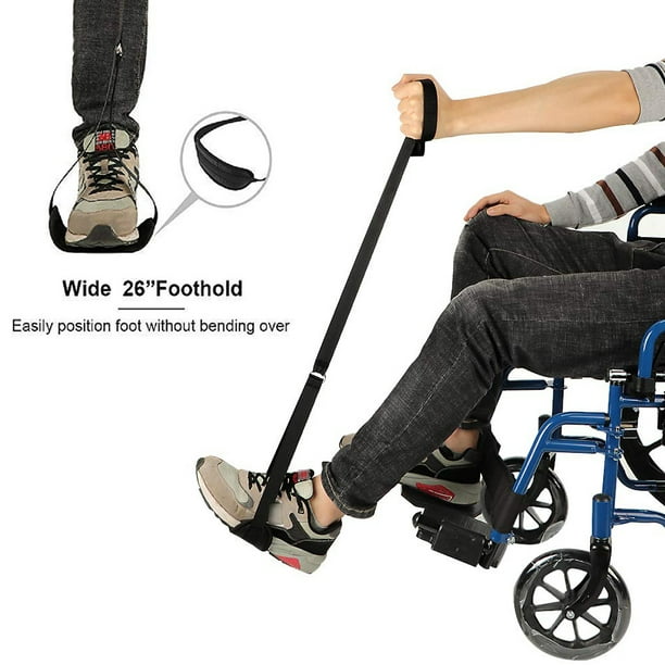 Leg Foot Lifter Strap Upgraded Rigid Foot Loop Replacement Wheelchair