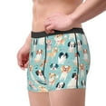 thumbnail image 4 of Haiem Colorful Dog Men's Boxer Briefs, Every Day Comfort Stretch Cotton Moisture-Wicking Underwear-Medium, 4 of 9