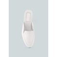 thumbnail image 6 of CALICO White Organic Canvas Mules, 6 of 7