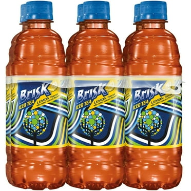 Lipton Brisk Iced Tea, Lemon, 16.9 Fl Oz, 6 Count