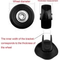 thumbnail image 3 of 4 Pcs Roues de Remplacement pour Valise Roues de Valise Remplacement Universel Roues de Valise Essieu et Roulettes Roulettes de Remplacement Réparation p, 3 of 5
