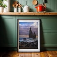 thumbnail image 6 of Sunrise at Ribeira da Janela Beach in Madeira 1 - Madeira Portugal Photography Seascape Nature Coast Ocean Waves Landscape Scenic Black Framed Wall Art Print 20 x 30 inches, 6 of 8