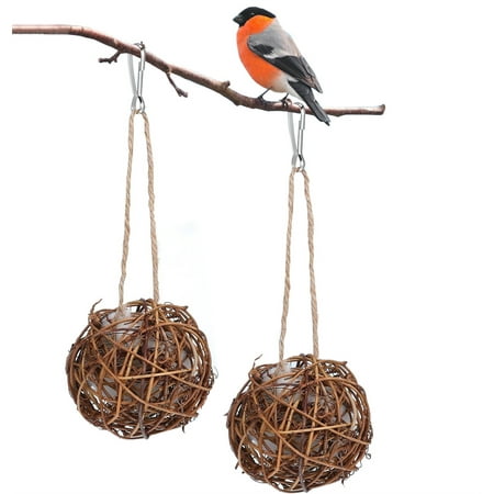 Bird Nesting Material Holder for Wild Birds 2Pcs 3.15inch Handmade Birdhouse and Birdhouse Materials Hanging Hummingbird Nesting Material DIY Bird Nesting Material Ideal Gift for Bird Lovers Bird Nesting Material Holder for Wild Birds 2Pcs 3.15inch Handmade Birdhouse and Birdhouse Materials Hanging Hummingbird Nesting Material DIY Bird Nesting Material Ideal Gift for Bird Lovers