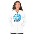thumbnail image 3 of Lazy Beach Bum Procrastinator Retro Zip Up Hoodie Men's Women's Brisco Brands L, 3 of 6