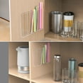 thumbnail image 4 of NiHome Clear Acrylic Straw Holder Fits Different Lengths, Fully Enclosed Design for Neat Cabinet Organization, Adhesive Backing Easy Wall or Cabinet Installation,Space-Saving Compact Size for Kitchen, 4 of 7