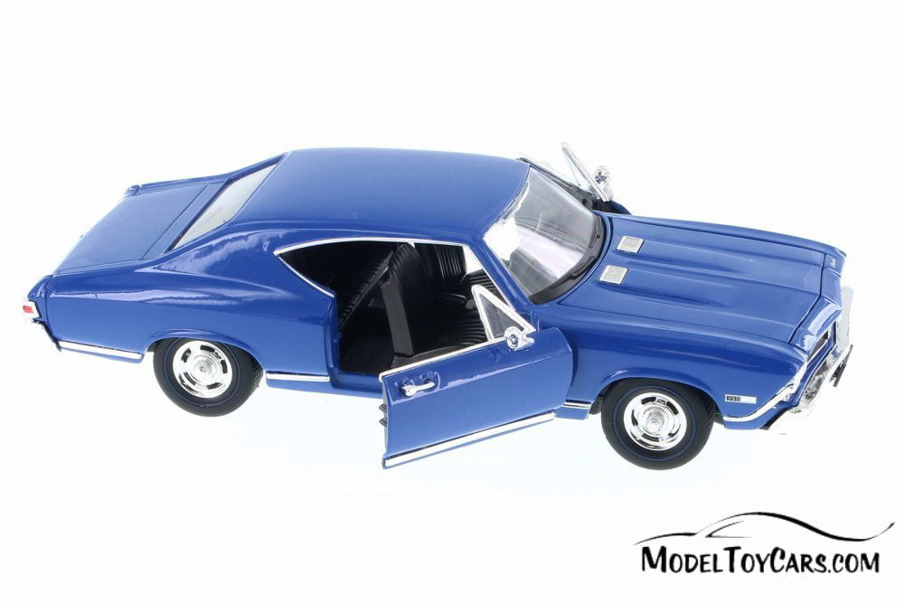 1968 Chevrolet Chevelle SS 396 Blue Welly NEX Series 1:60 1:64 52053 Toy Car 