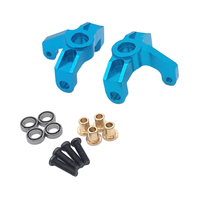Soporte de cubo de dirección Bewildely Aleación de aluminio 1/14 Azul