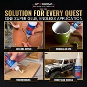 STARBOND Medium Clear CA Glue (4 oz.) with Accelerator (6 fl oz.)